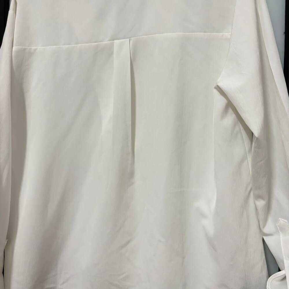 White Long Sleeve Shirt - Picture 3 of 4